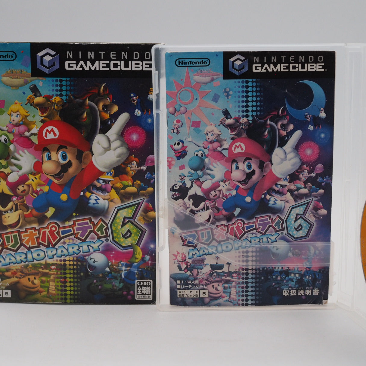 Used Mario Party 4 5 6 7 Set for Nintendo GameCube Games Lot - Tested & Working