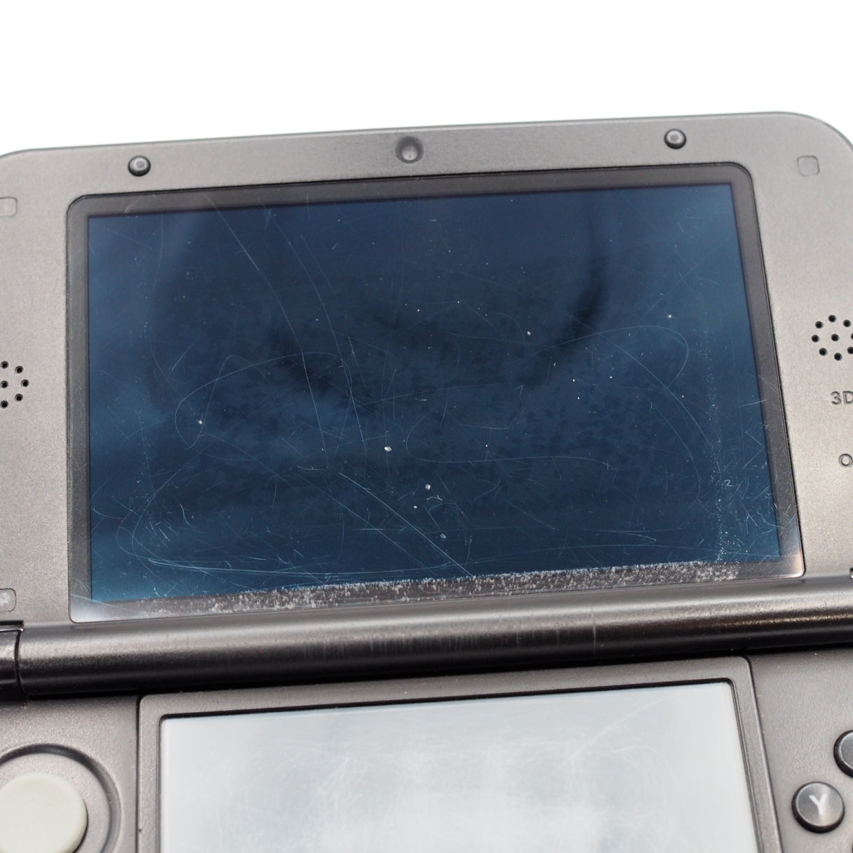 Used Nintendo 3DS LL XL Blue Black Handheld Console SPR-001 - For parts or not working