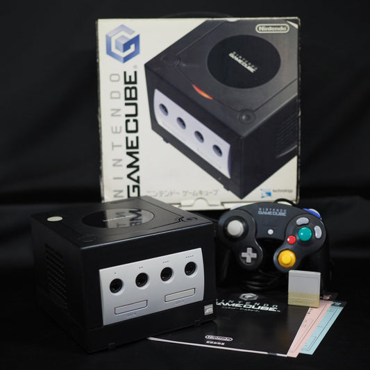 Used Nintendo GameCube Console System Black Boxed DOL-001 NTSC-J NTSC-U/C - Tested & Working