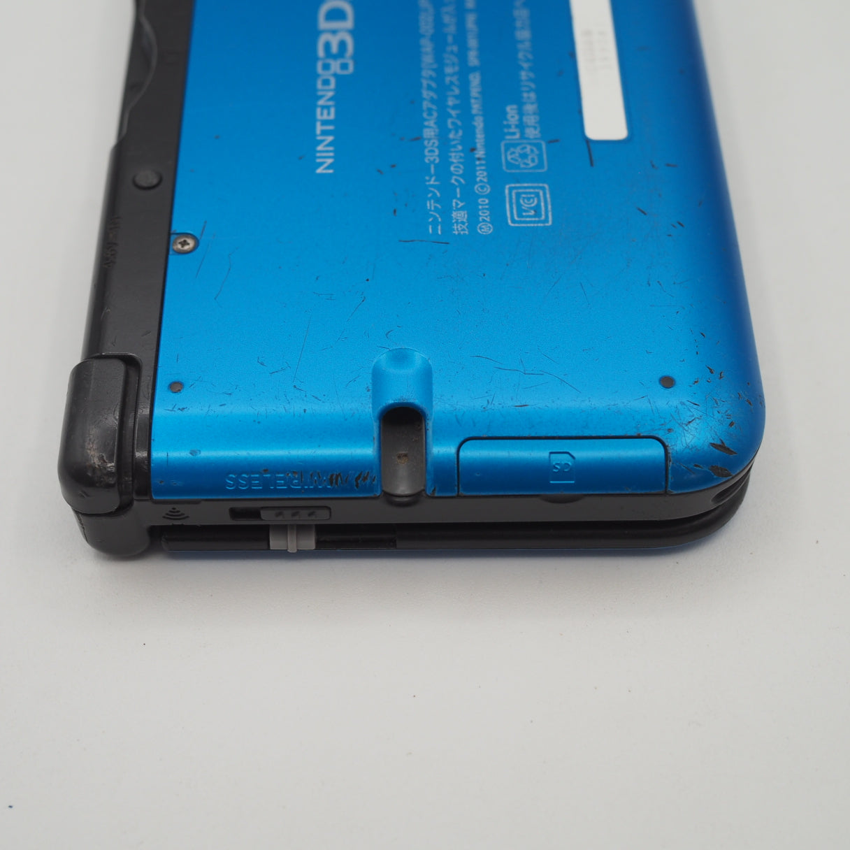 Used Nintendo 3DS LL XL Blue Black Handheld Console SPR-001 - For parts or not working