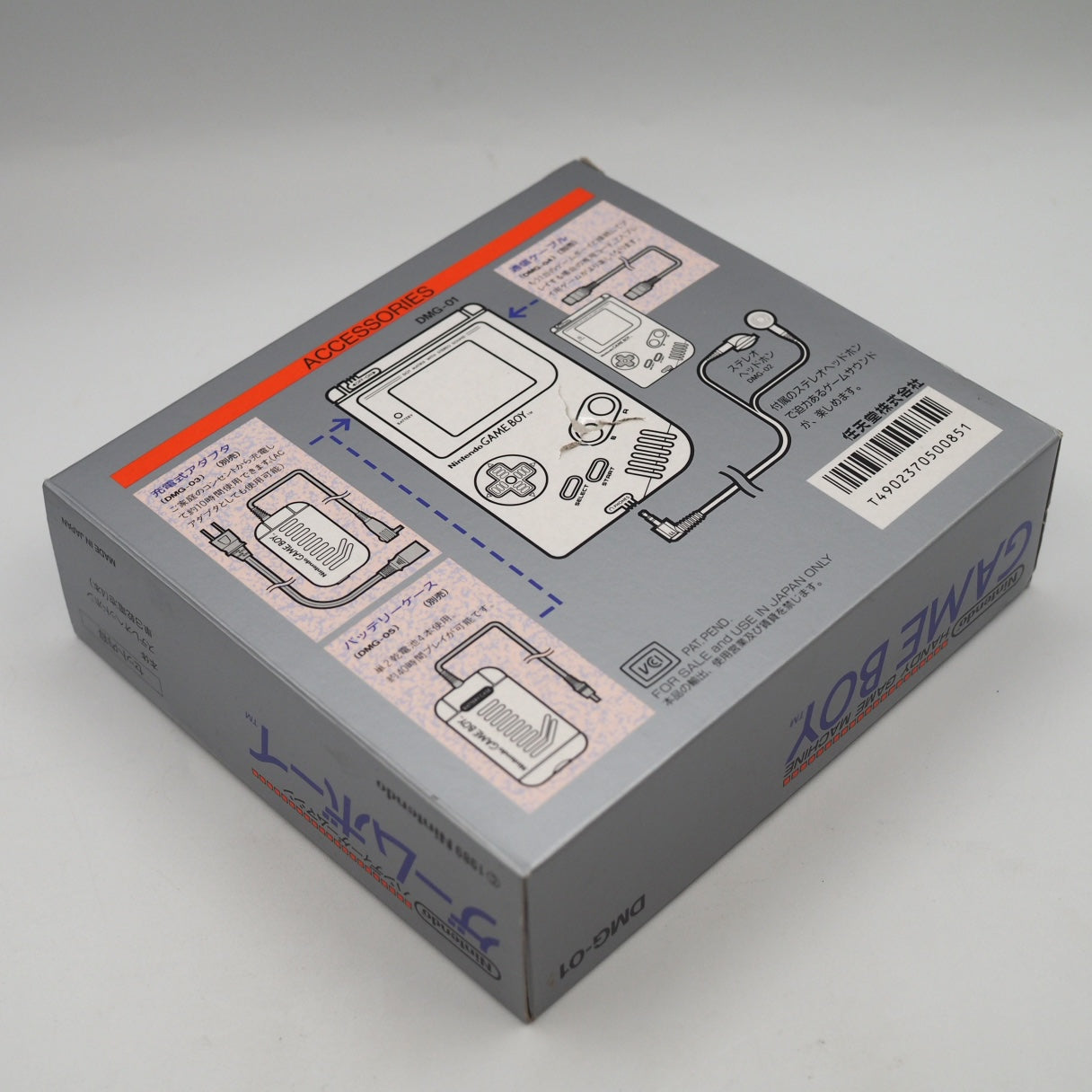 Used Nintendo GAME BOY Console DMG-01 Boxed Gray - Tested & Working