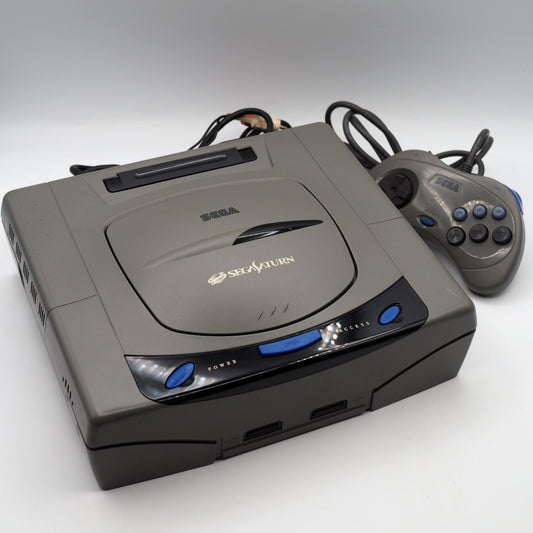Used SEGA SATURN Console system Gray HST-3200 - Tested & Working
