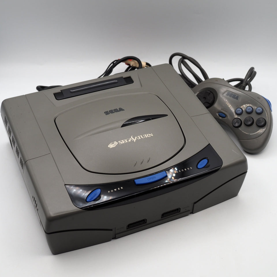 Used SEGA SATURN Console system Gray HST-3200 - Tested & Working