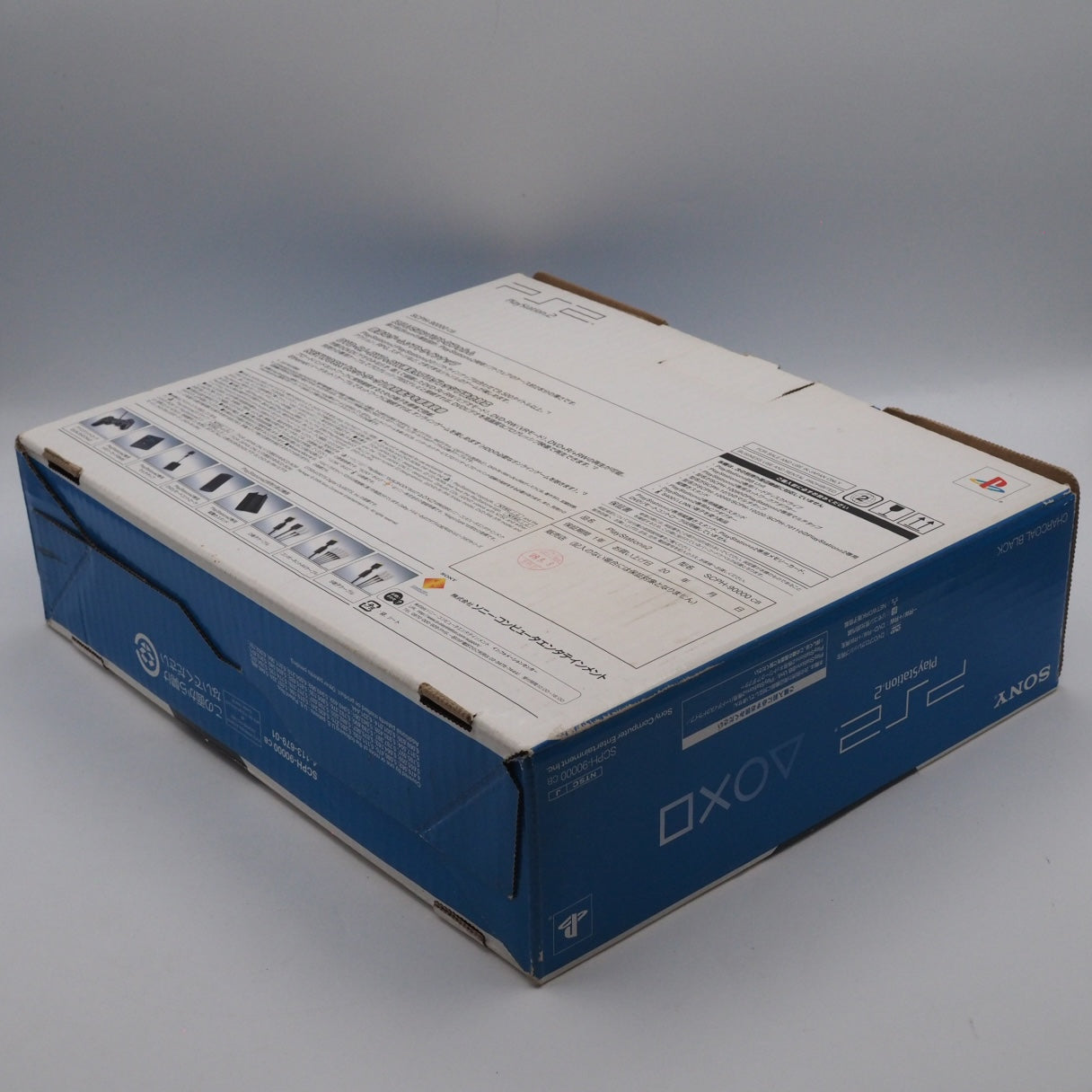 Used PS2 Console system SCPH-90000 CB Charcoal Black Boxed - Tested & Working