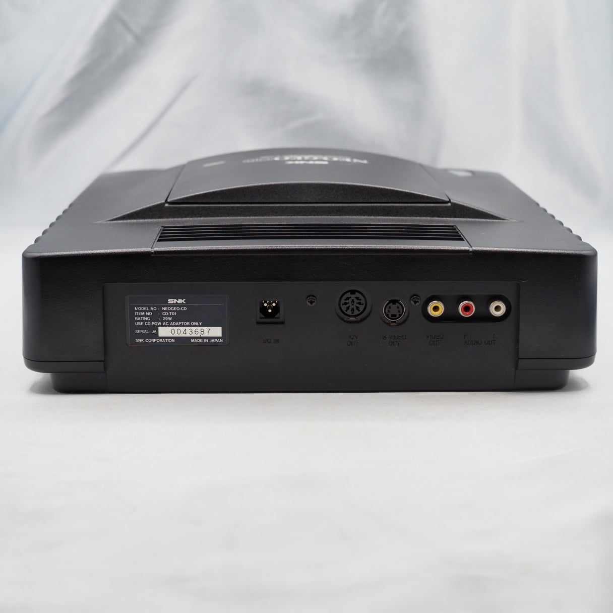 Neo Geo CD Console System CD-T01 Used Tested 1 Controller Boxed NTSC-J