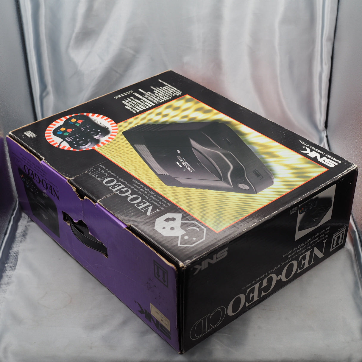 Neo Geo CD Console System CD-T01 Used Tested 1 Controller Boxed NTSC-J