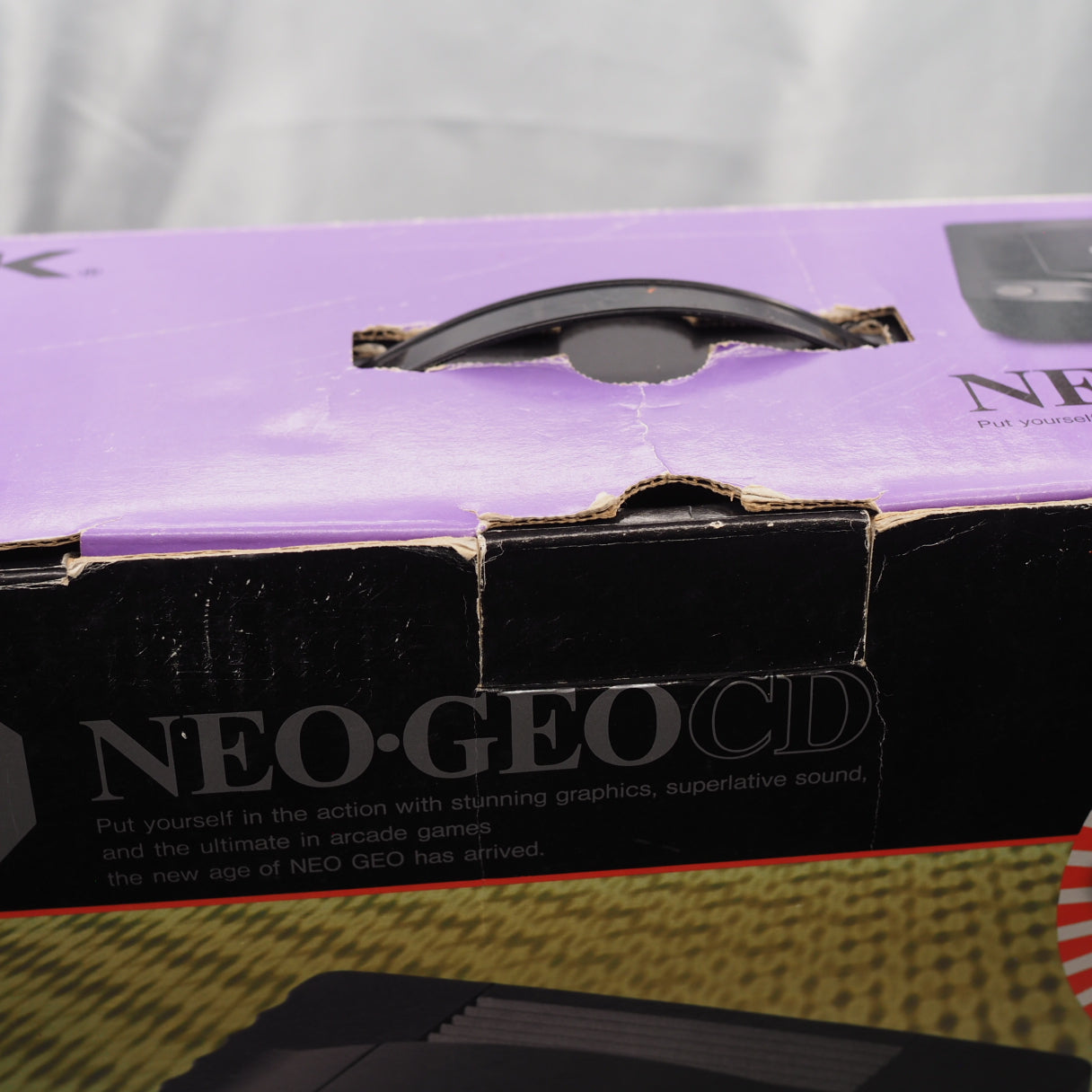 Neo Geo CD Console System CD-T01 Used Tested 1 Controller Boxed NTSC-J