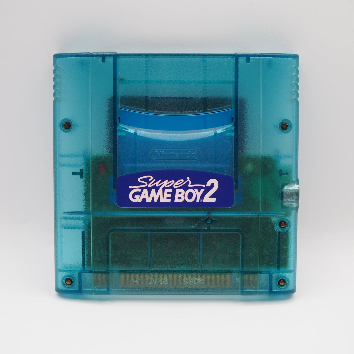 Used Super GAME BOY 2 Clear Blue Only for Nintendo Super Famicom - Tested & Working