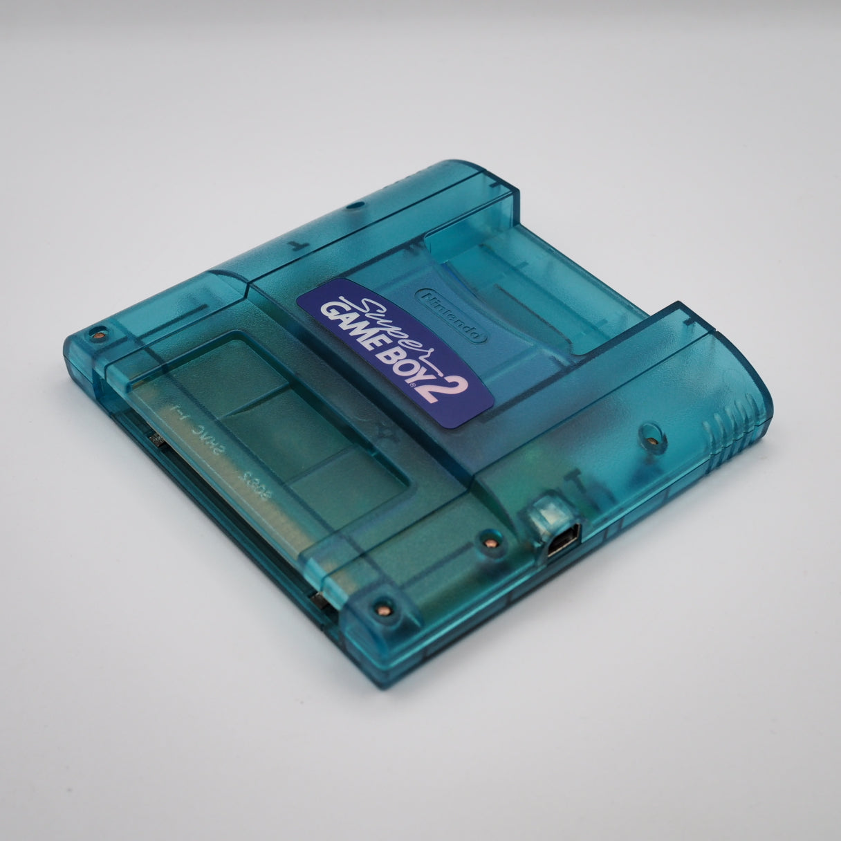Used Super GAME BOY 2 Clear Blue Only for Nintendo Super Famicom - Tested & Working