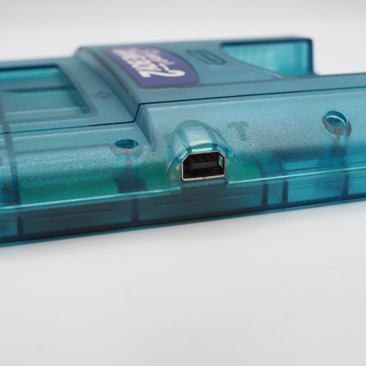 Used Super GAME BOY 2 Clear Blue Only for Nintendo Super Famicom - Tested & Working