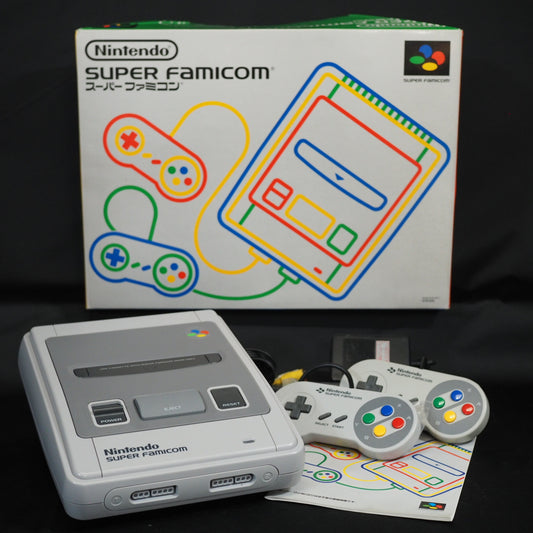 Used Nintendo Super Famicom Console system Boxed 1CHIP-01 model - Tested & Working