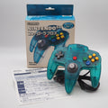 Used Nintendo 64 CONTROLLER CLEAR BLUE NUS-005 (Official Control Pad) Boxed - Tested & Working