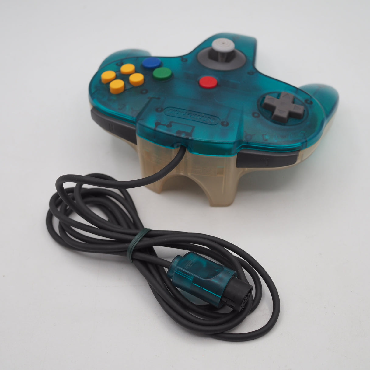 Used Nintendo 64 CONTROLLER CLEAR BLUE NUS-005 (Official Control Pad) Boxed - Tested & Working