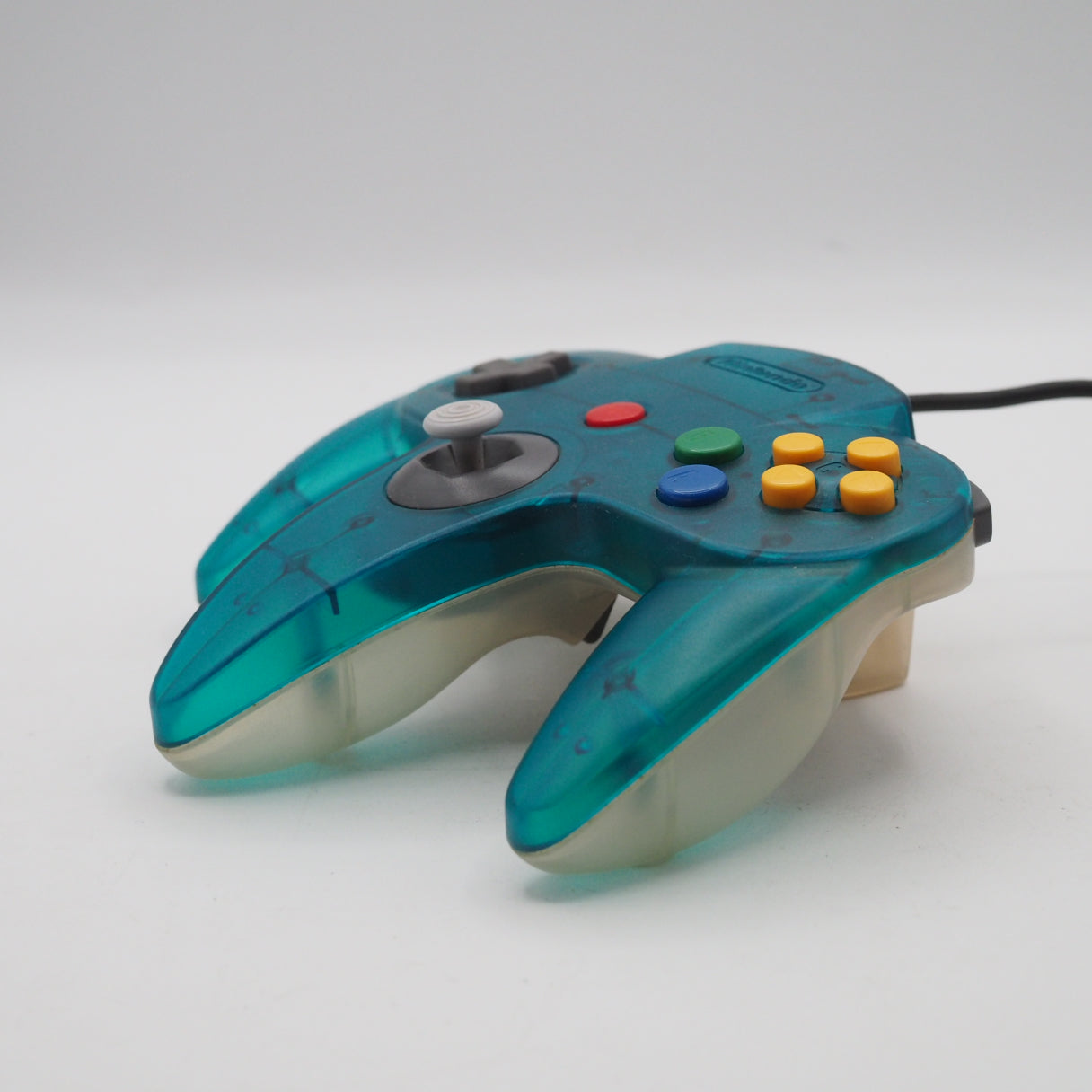 Used Nintendo 64 CONTROLLER CLEAR BLUE NUS-005 (Official Control Pad) Boxed - Tested & Working