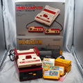 Used Nintendo Famicom + Disk System Console system W/ 3 Games SET Boxed NTSC-J - Tested & Working