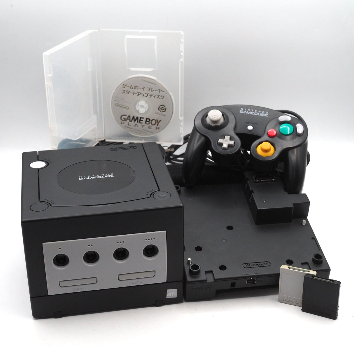 Nintendo GameCube Console System Black NTSC-J / NTSC-U/S Tested - Choose Your Bundle