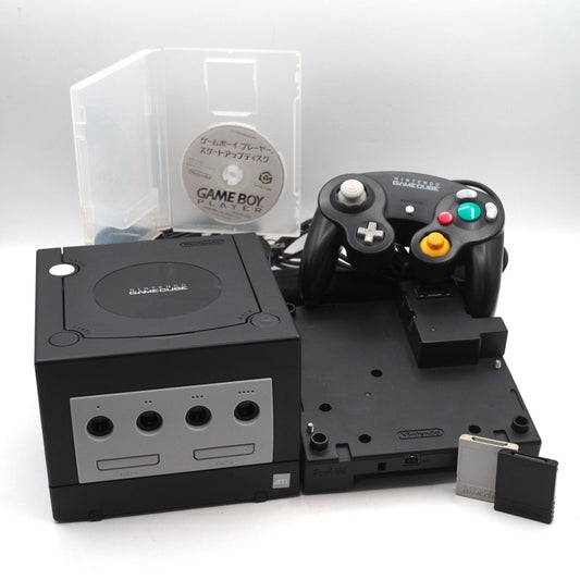 Nintendo GameCube Console System Black NTSC-J / NTSC-U/S Tested - Choose Your Bundle