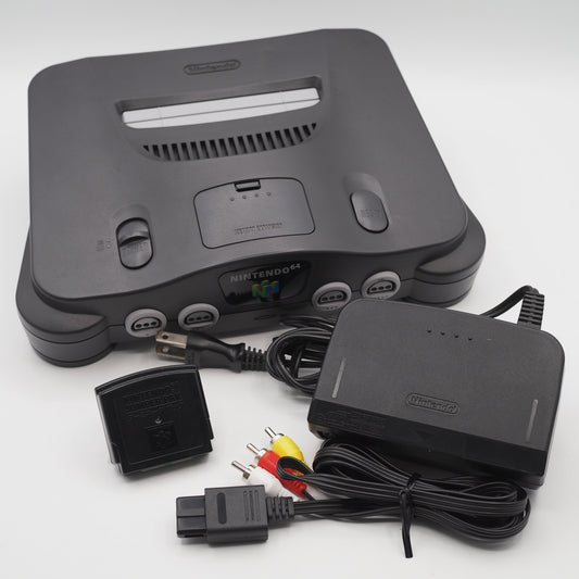 Used Nintendo 64 Console System NUS-001 Black NTSC-J / NTSC-U/C - Select Controller & Bundle — Nintendo | Enjoy Game Japan – Japanese retro console – Enjoy Game Japan