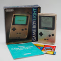 Used Nintendo GAME BOY LIGHT Handheld Console MGB-101 Gold Boxed - Tested & Working
