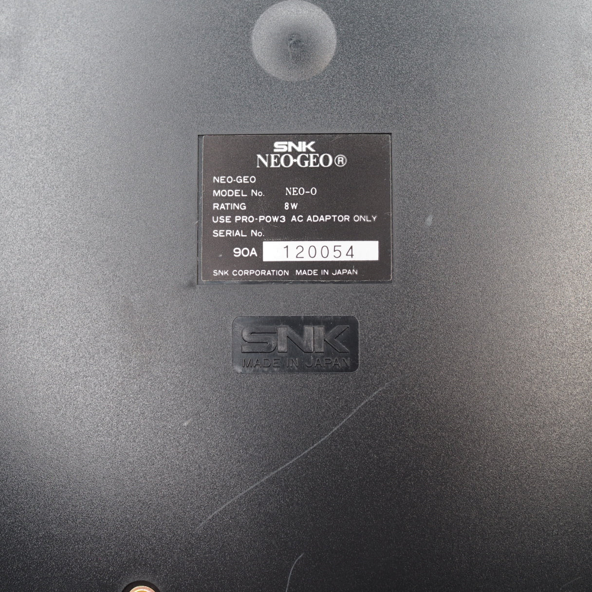 Used NEO GEO AES Console System & Controller UNIBIOS SNK - Tested & Working