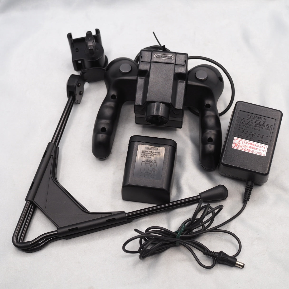 Used VIRTUAL BOY Nintendo 3D Display Game System Boxed W/ AC Adapter + AC adapter tap + 4 Games SET - Tested & Working