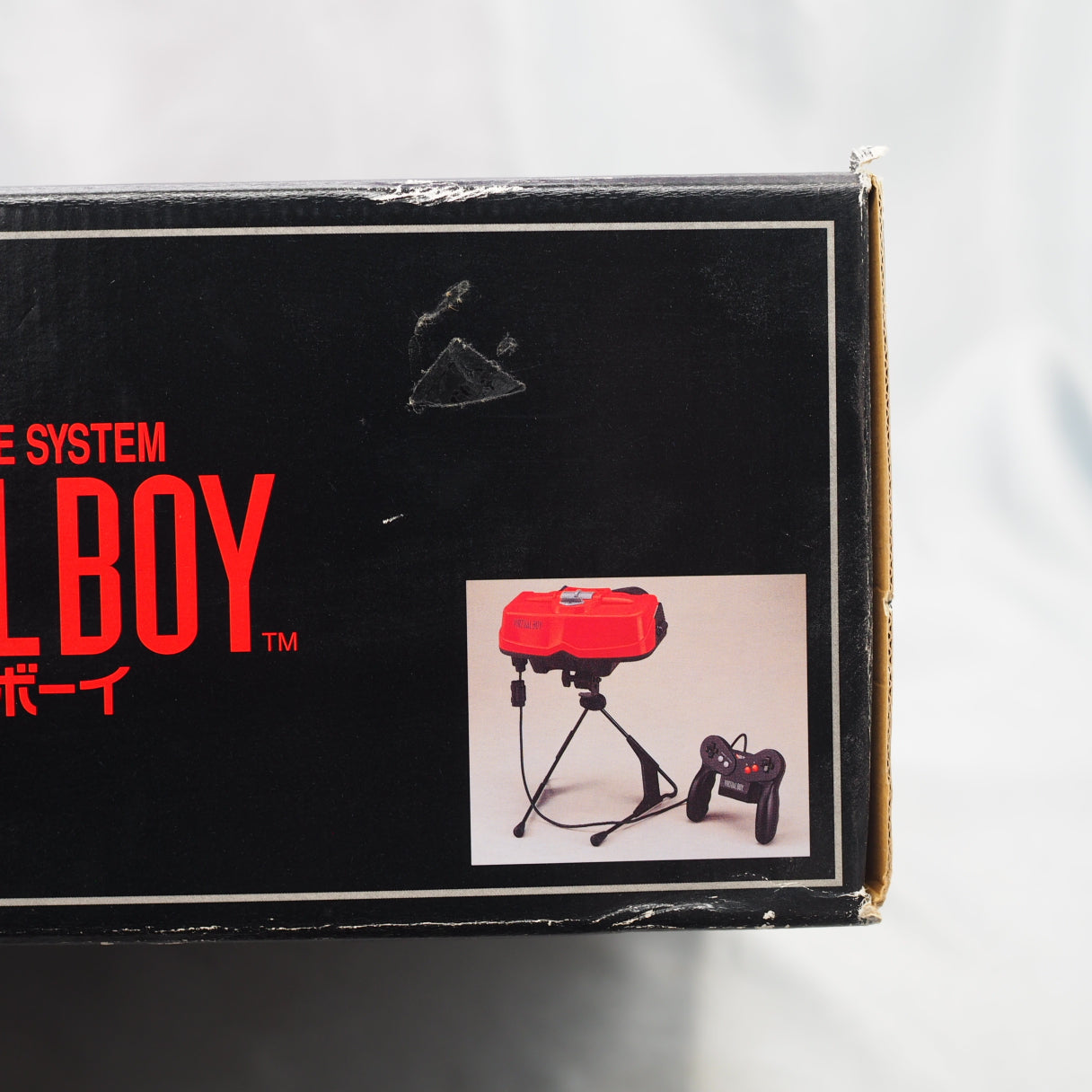 Used VIRTUAL BOY Nintendo 3D Display Game System Boxed W/ AC Adapter + AC adapter tap + 4 Games SET - Tested & Working