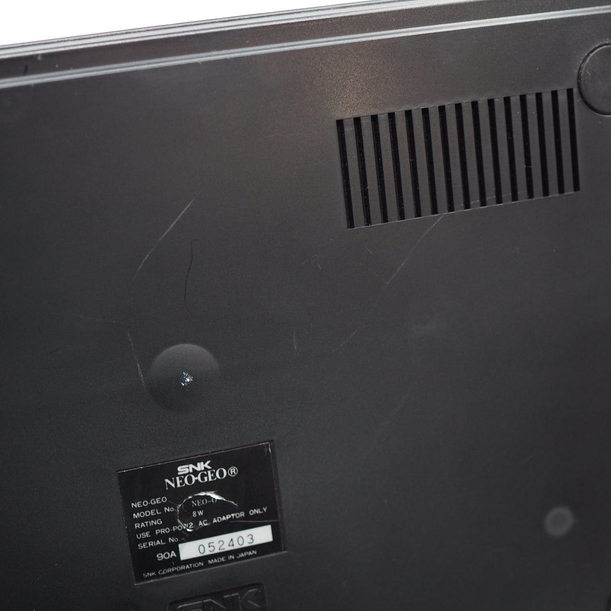 Used NEO GEO AES Console System & Controller UNIBIOS SNK - Tested & Working