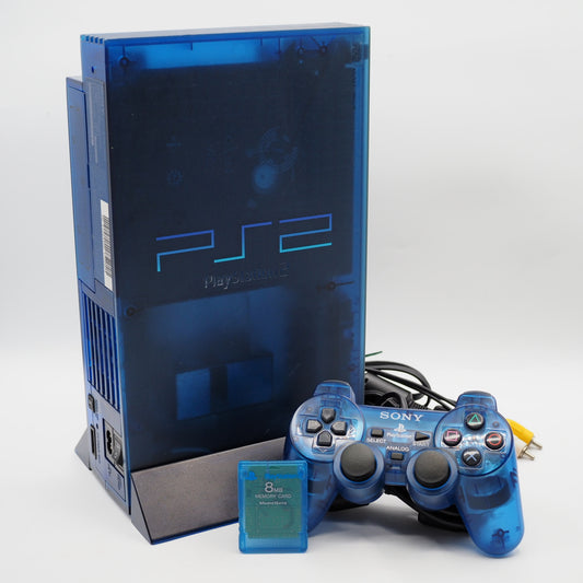 PlayStation 2 Console system SCPH-37000 OCEAN BLUE [NTSC-J]
