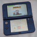 Used Nintendo new 3DS LL Handheld Console Only RED-001 Metallic Blue - Tested & Working
