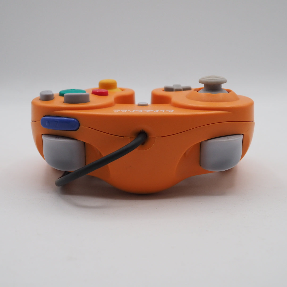 Used Nintendo GameCube Controller Orange DOL-003 Authentic + MARIO KART - Tested & Working