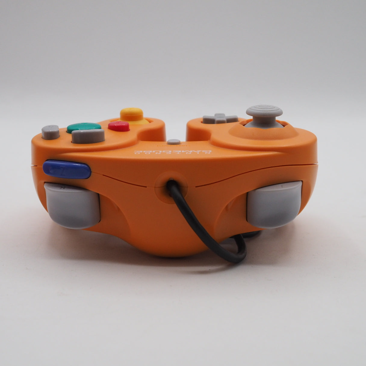 Used Nintendo GameCube Controller Orange DOL-003 Authentic + MARIO KART - Tested & Working