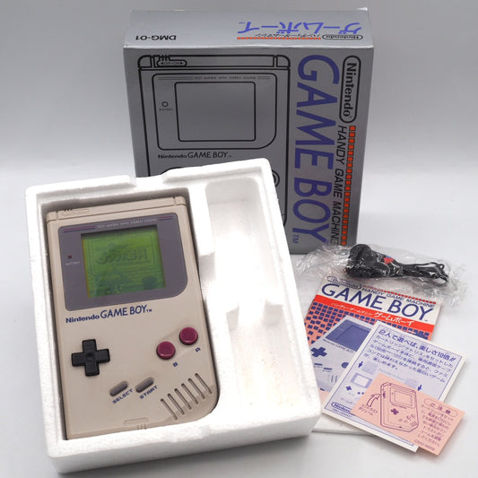 Used Nintendo GAME BOY Console DMG-01 Boxed Gray - Tested & Working CIB