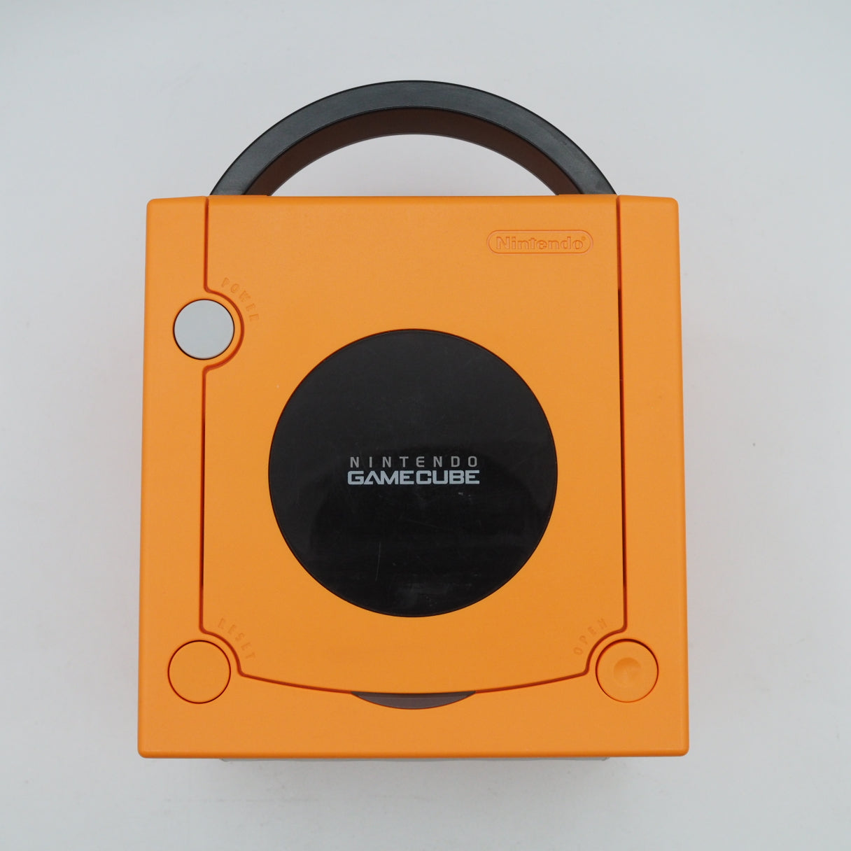 Nintendo GameCube Console System Orange + Game Boy Player W/ 4 Games NTSC-J NTSC-U/C