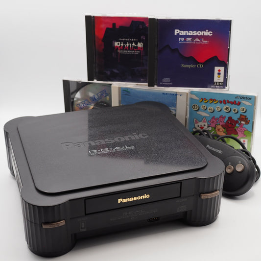 Used 3DO REAL FZ-1 Console system + 5 Games Bundle Tested & Working