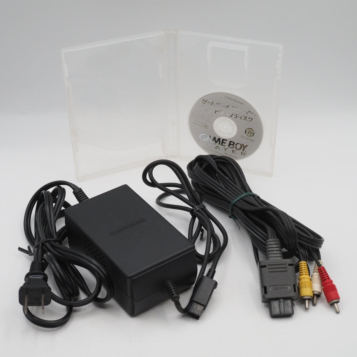 Nintendo GameCube Console System Orange + Game Boy Player W/ 4 Games NTSC-J NTSC-U/C