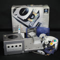 Used Nintendo GameCube Console System Silver + Game Boy Player Enjoy Plus Pack Boxed W/ Mario Golf - Tested & Working