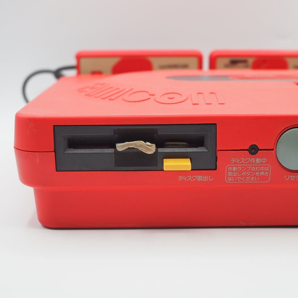 Used Sharp Twin Famicom Console system AN-500R [New Rubber Belt replaced] + Magnetic head protection sheet SET - Tested & Working