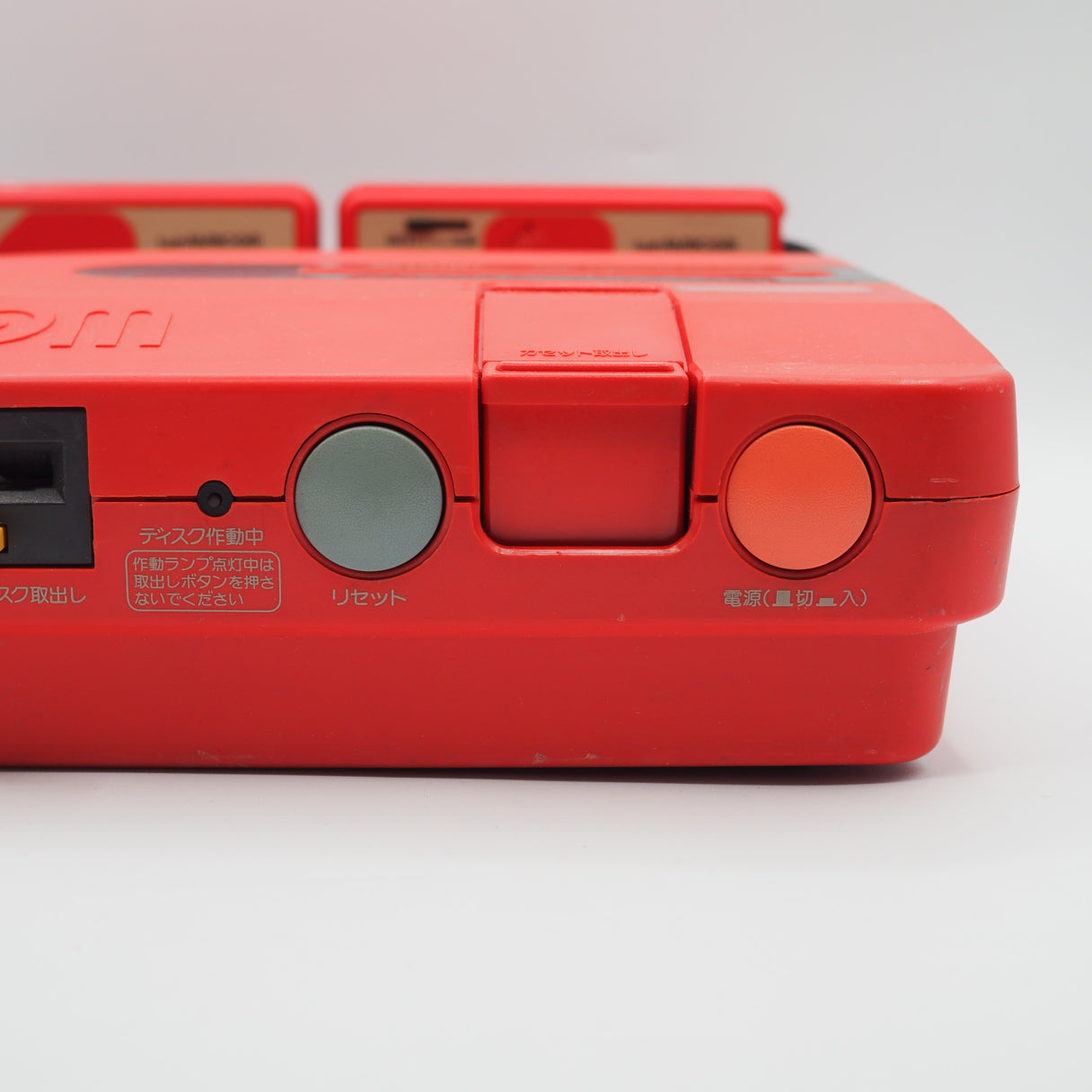 Used Sharp Twin Famicom Console system AN-500R [New Rubber Belt replaced] + Magnetic head protection sheet SET - Tested & Working