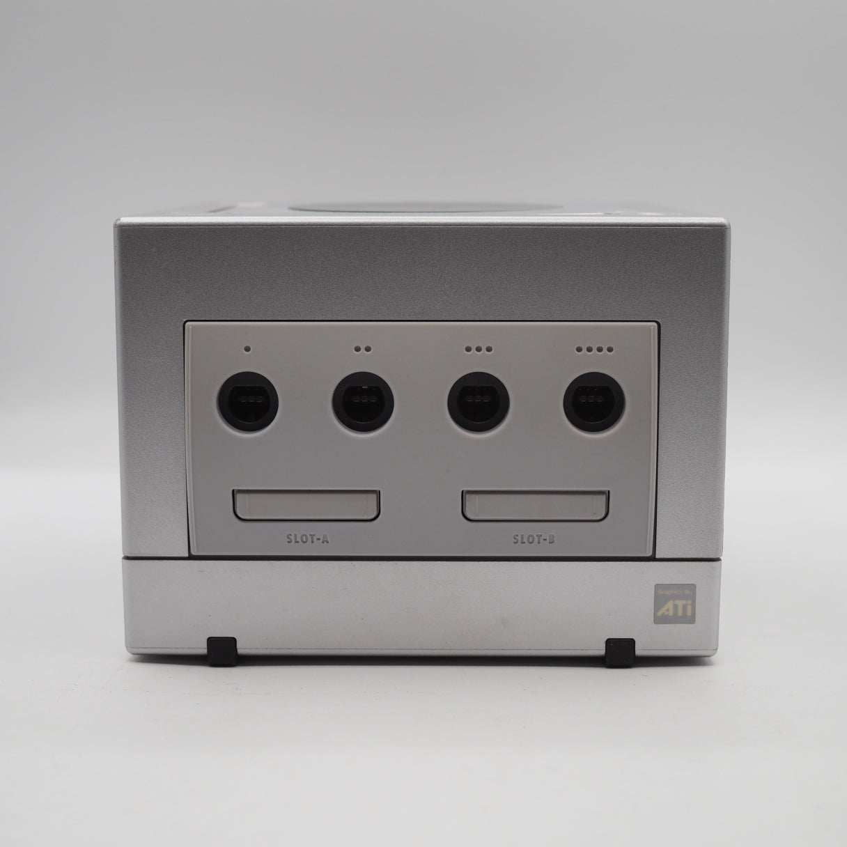 Used Nintendo GameCube Console System Silver + Game Boy Player Enjoy Plus Pack Boxed W/ Mario Golf - Tested & Working