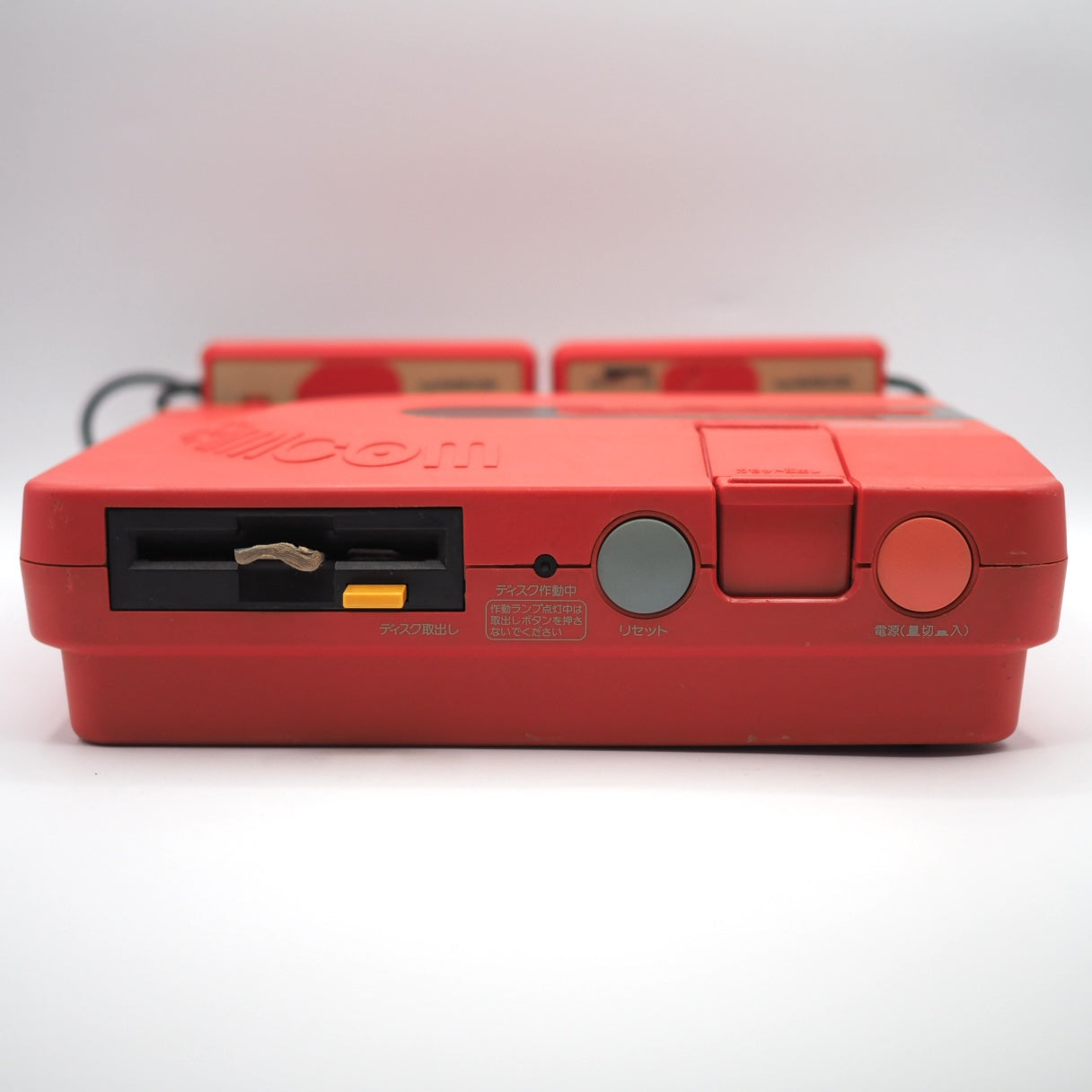 Used Sharp Twin Famicom Console system AN-500R [New Rubber Belt replaced] + Magnetic head protection sheet SET - Tested & Working