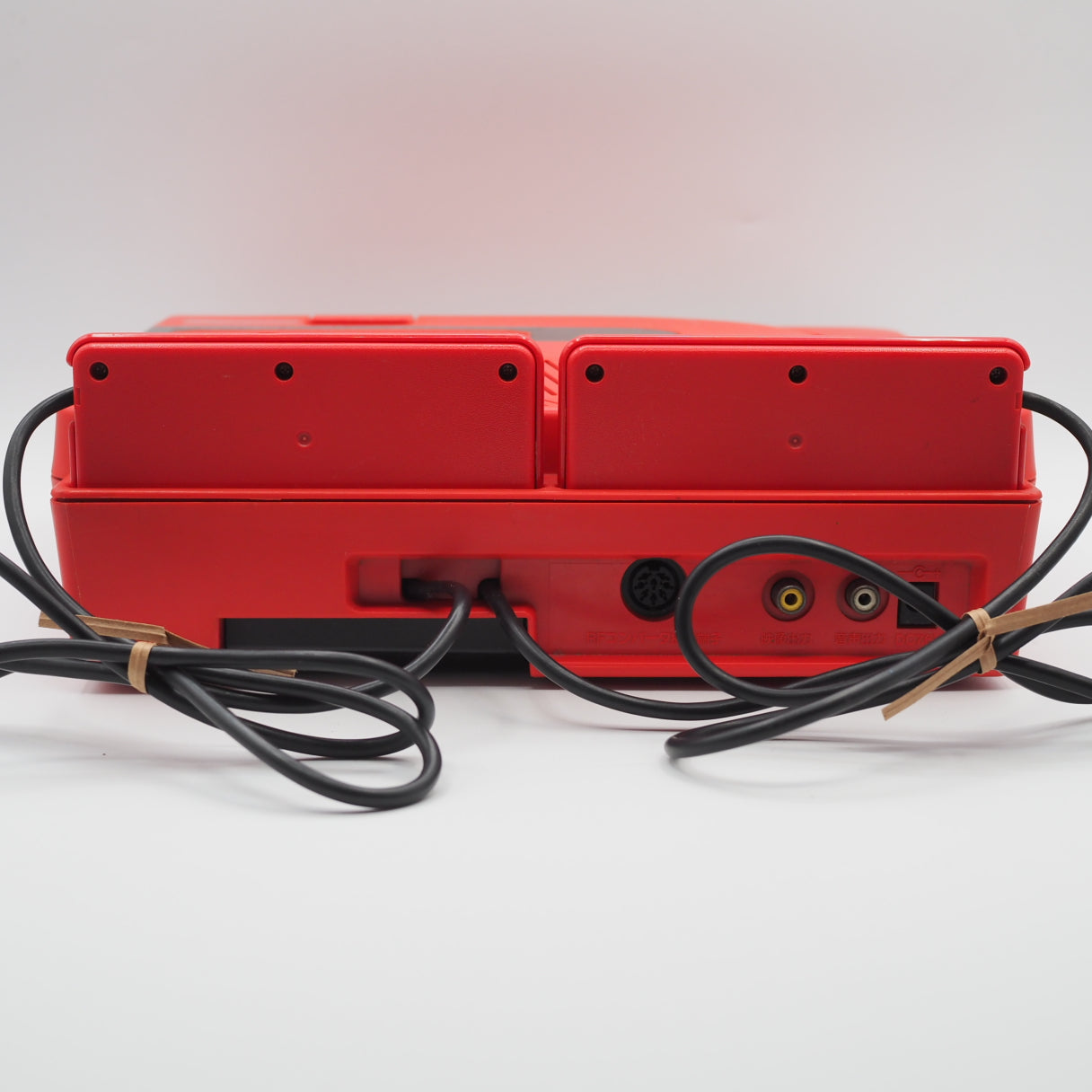 Used Sharp Twin Famicom Console system AN-500R [New Rubber Belt replaced] + Magnetic head protection sheet SET - Tested & Working