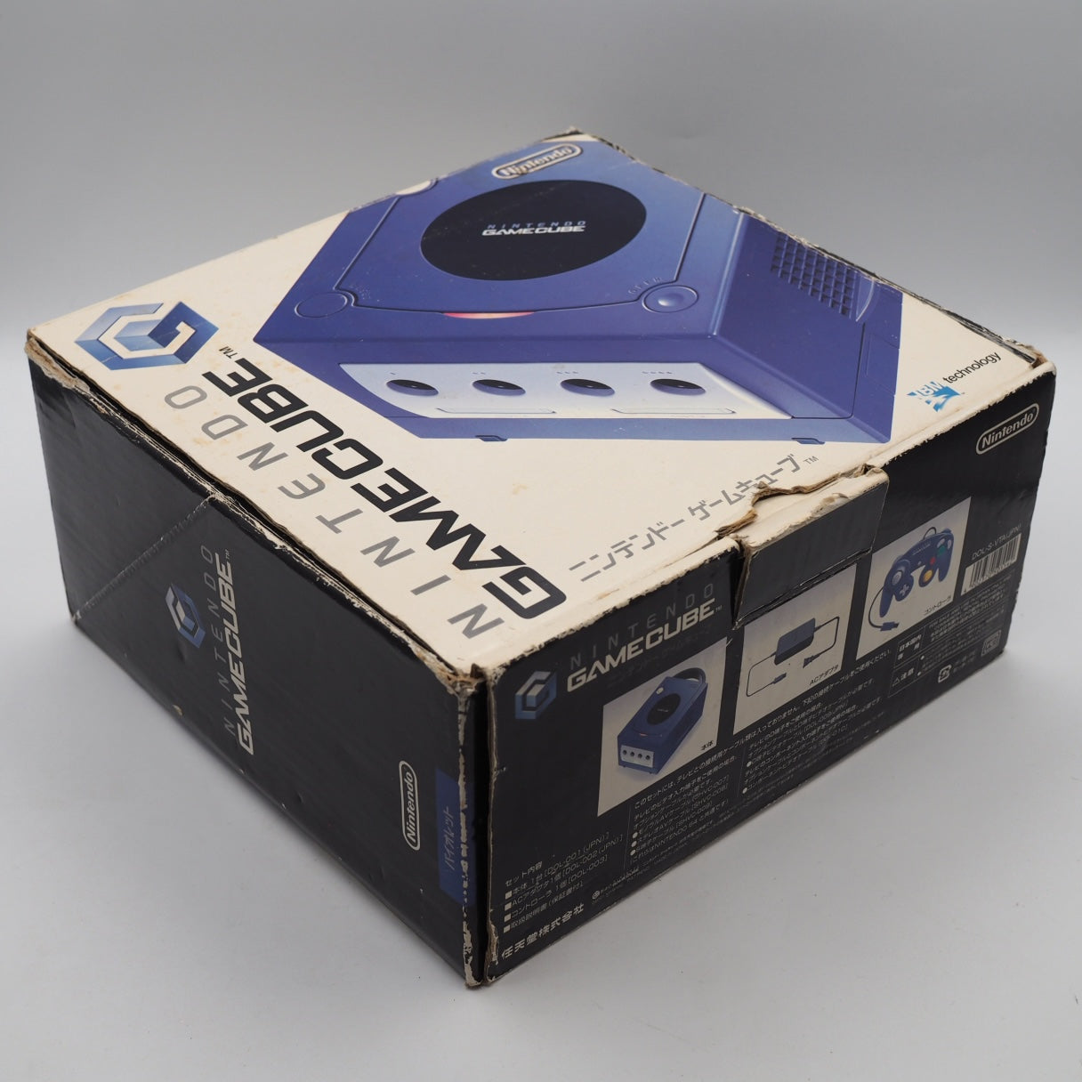 Nintendo GameCube Console System Violet Boxed DOL-001 NTSC-J NTSC-U/C - Tested & Working