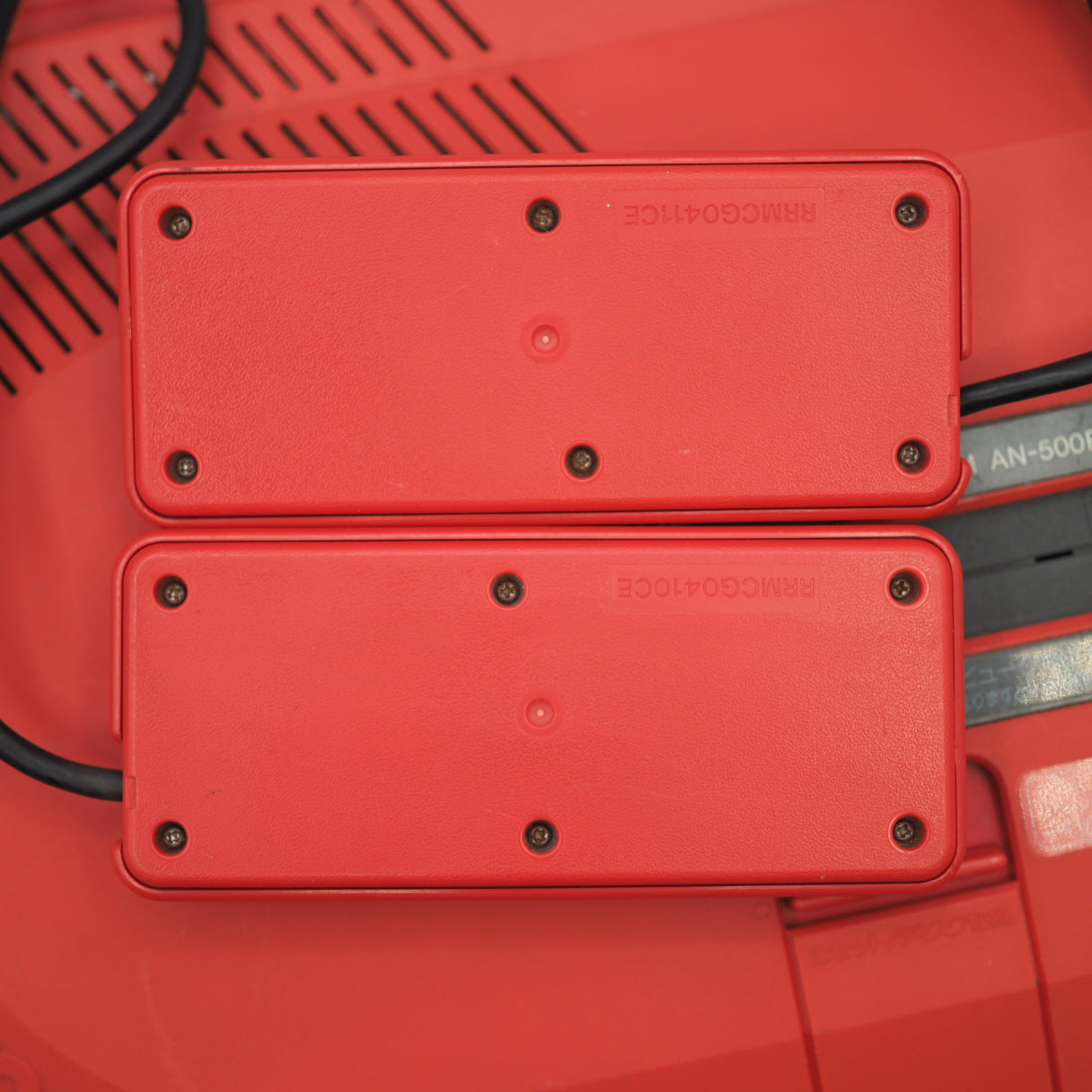 Used Sharp Twin Famicom Console system AN-500R [New Rubber Belt replaced] + Magnetic head protection sheet SET - Tested & Working