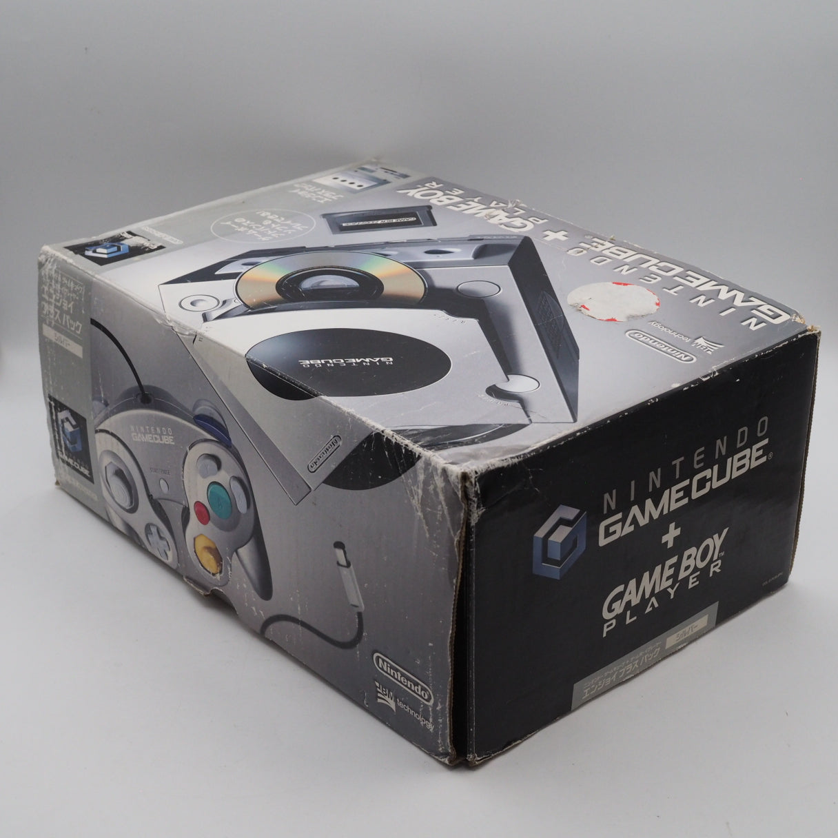 Used Nintendo GameCube Console System Silver + Game Boy Player Enjoy Plus Pack Boxed W/ Mario Golf - Tested & Working