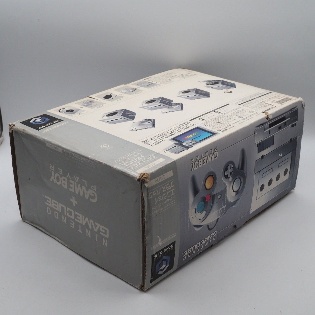 Used Nintendo GameCube Console System Silver + Game Boy Player Enjoy Plus Pack Boxed W/ Mario Golf - Tested & Working