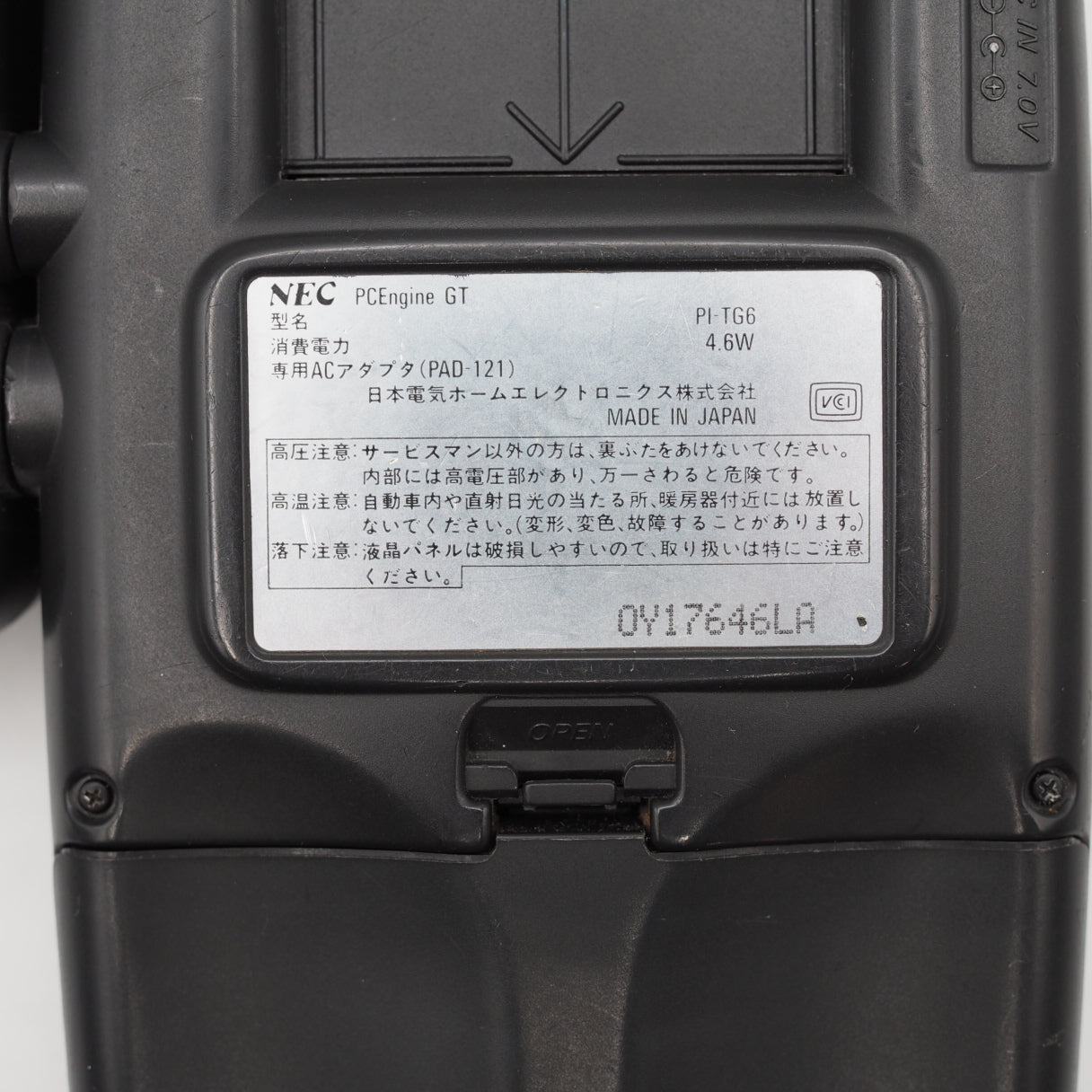 NEC PC Engine GT + TV tuner SET PI-TG6 IPS LCD Wide Screen Used Tested Working