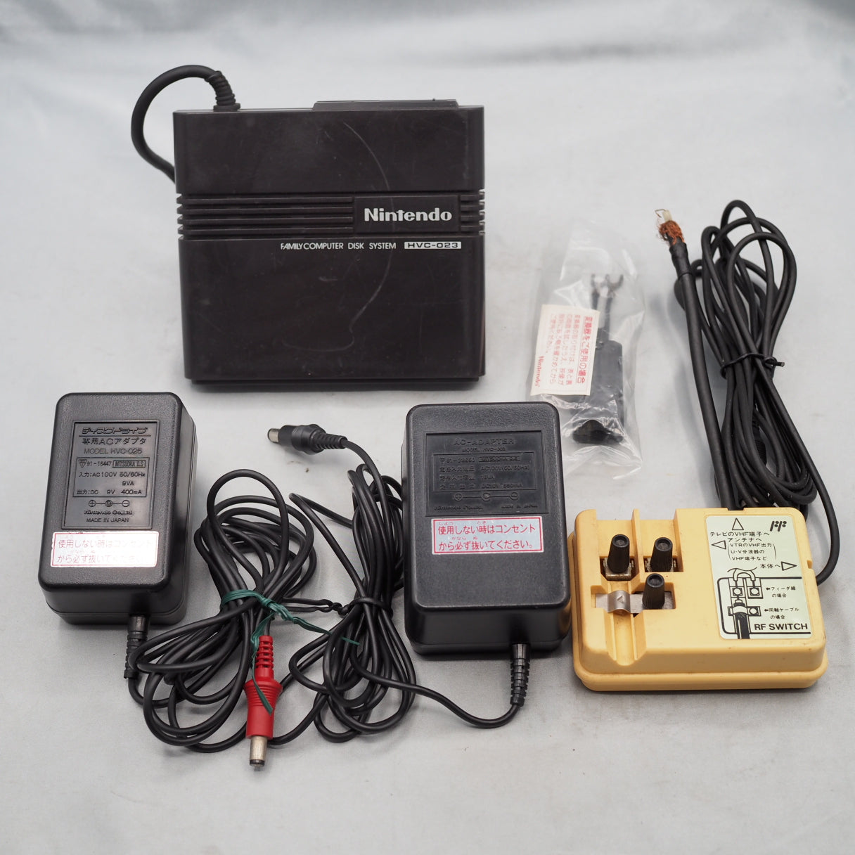 Used Nintendo AV Famicom & Disk System Console system SET Boxed [New Rubber Belt Replaced] - Tested & Working