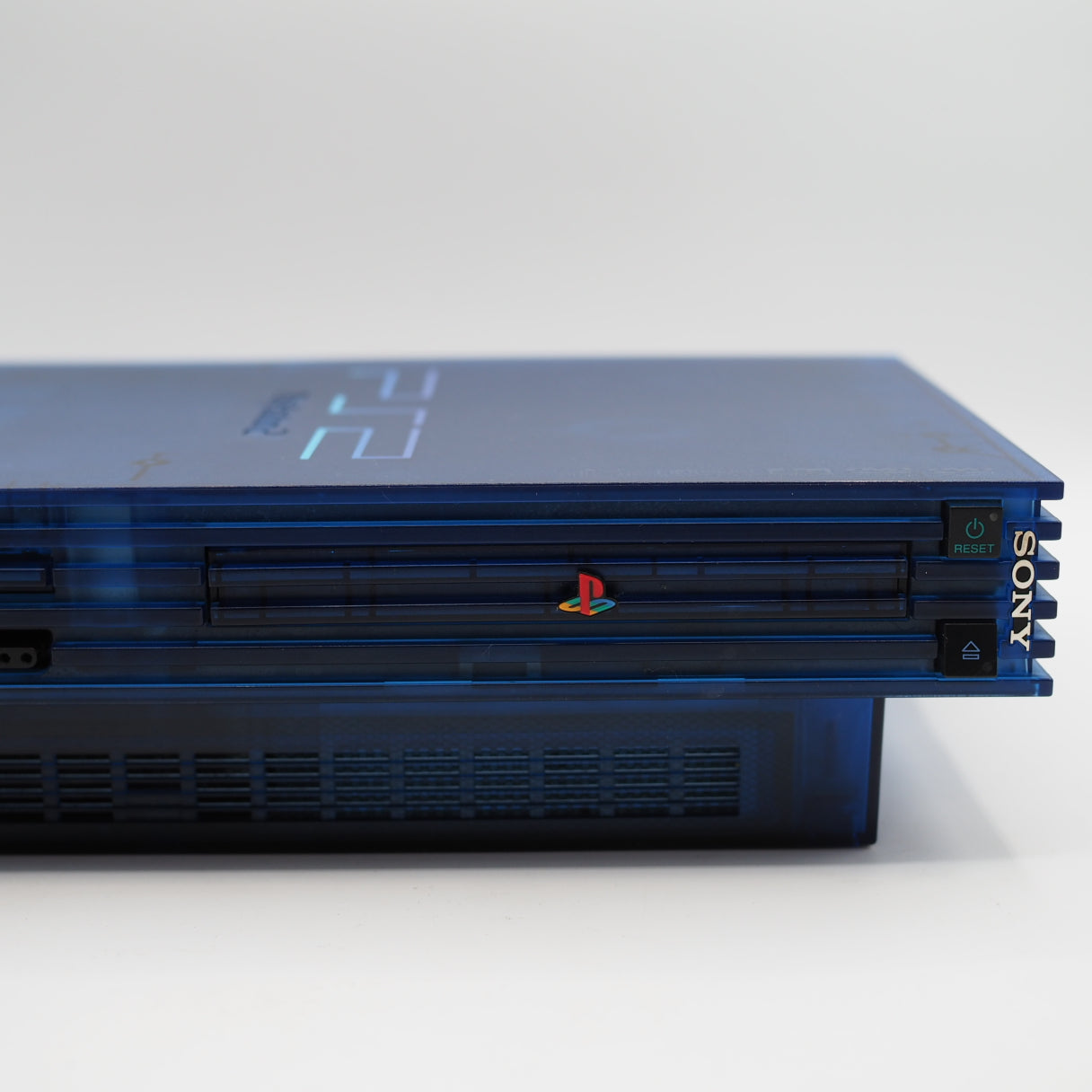 Used PS2 Console system SCPH-37000 L Boxed OCEAN BLUE NTSC-J + Devil May Cry 2 - Tested & Working