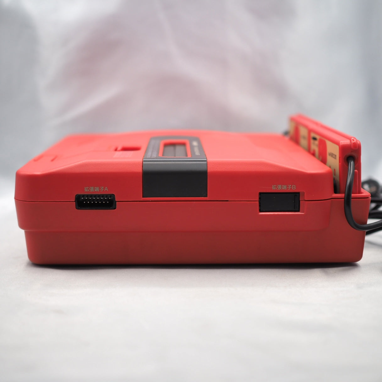 Used Twin Famicom Console system AN-500R Boxed [New Rubber Belt replaced] - Tested & Working