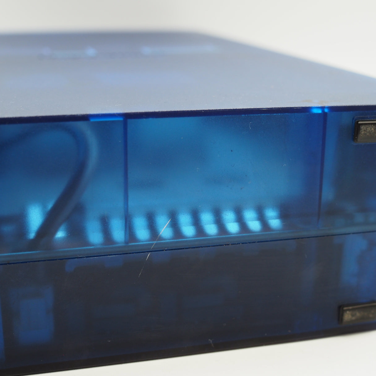 Used PS2 Console system SCPH-37000 L Boxed OCEAN BLUE NTSC-J + Devil May Cry 2 - Tested & Working